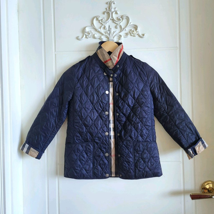 140호 (10y) 버버리칠드런 퀼팅 누빔 자켓 이미지