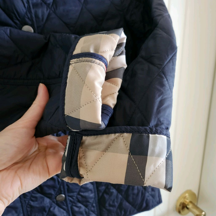 140호 (10y) 버버리칠드런 퀼팅 누빔 자켓 이미지