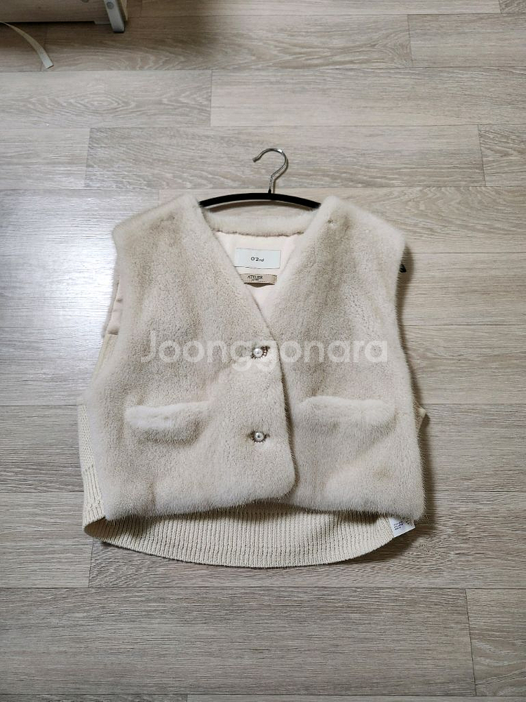 오즈세컨 밍크 베스트(한섬 럭키슈에뜨 시스템 마인 타임 sjsj--2