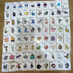 각종 띠부씰 팔아요(메이플, 쿠키런, 포켓몬, 블루아카이브 등) 이미지