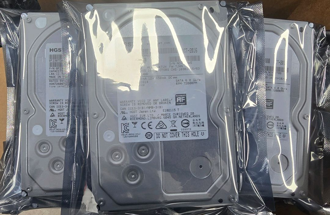 HGST 6TB HDD 나스용 6테라 하드 이미지