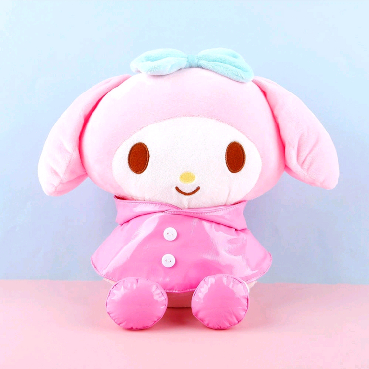 산리오 헬로키티 마이멜로디 우비 봉제인형 25cm(중형) 이미지
