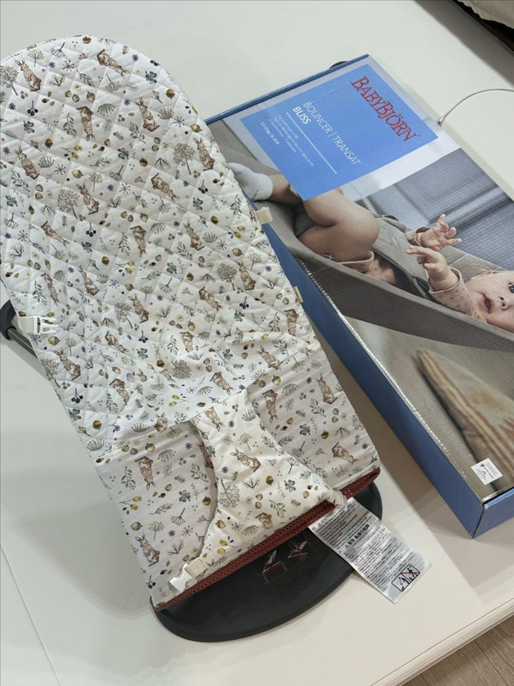 베이비뵨 바운서, 젬베베 커버포함--1