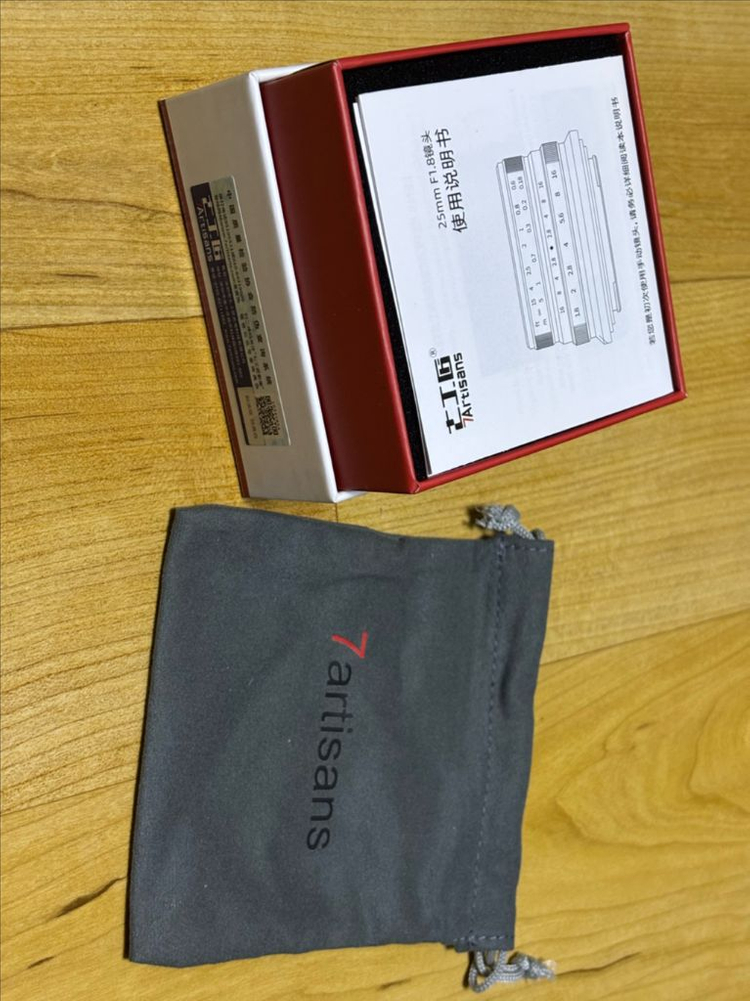 7Artisans 25mm F1.8 후지필름용 수동렌즈 이미지