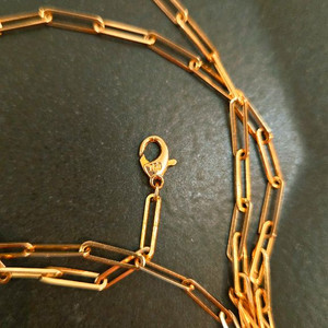 18k 로즈골드 클립목걸이