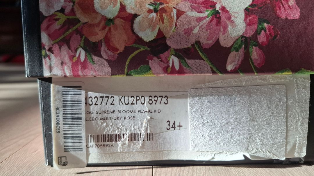 구찌 플로럴 슬라이드 / 블로퍼 판매해요 (사이즈 34 1/2) 이미지