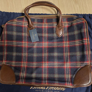 브룩스브라더스 시그니처 타탄 브리프케이스