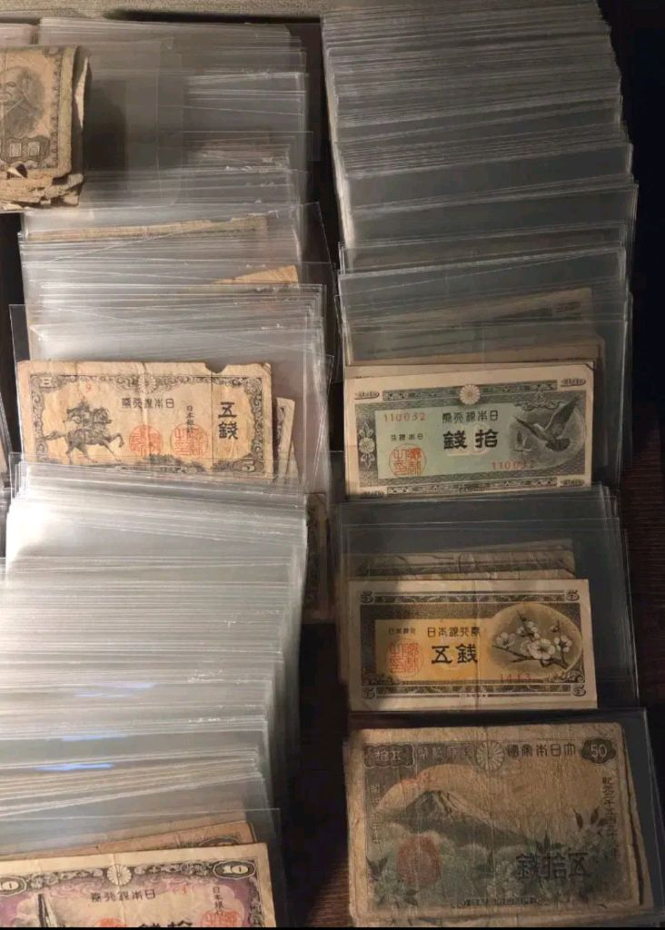 일본 구권 지폐 993장 이미지