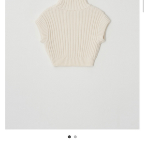 윤슬샵 코튼 폴라 베스트 아이보리