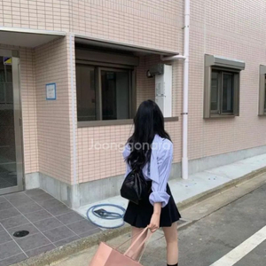 베르니마켓 베르니 울 플리츠 스커트 블랙 s