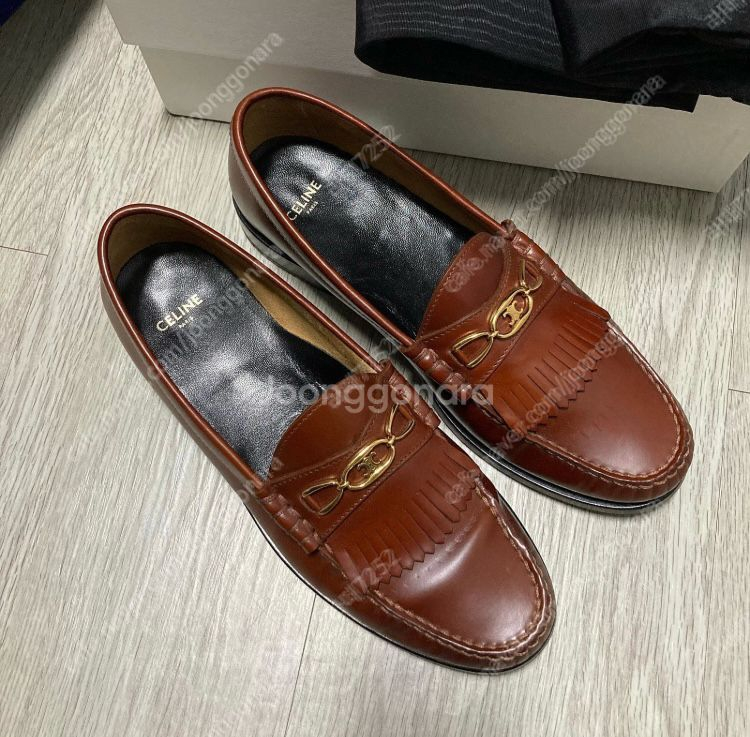 셀린느 루코 프린지 로퍼 - 39사이즈--1