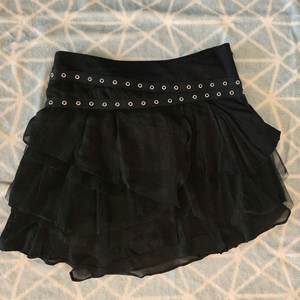 VOV 보브 쉬폰 미니 스커트