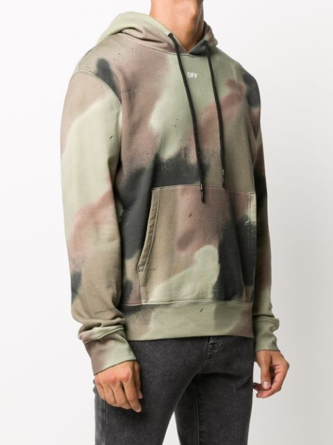 오프화이트 카무플라주 스텐실 후드 티셔츠 offwhit 이미지