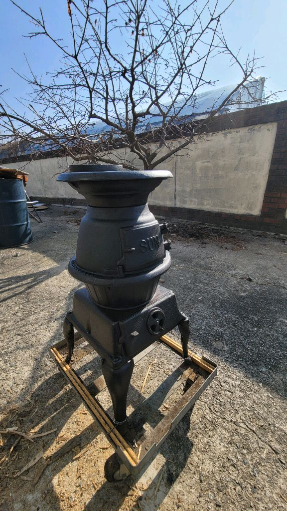 미국 Sheffield ALA 빈티지 주물난로 판매 이미지