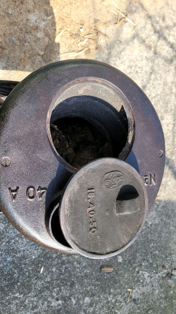 미국 Sheffield ALA 빈티지 주물난로 판매 이미지