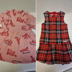 일괄,택포) 유아 겨울옷 기모 원피스