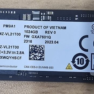 신품급) 삼성 PM9A1 1TB 1테라 NVME SSD 팝니다