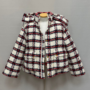 구찌 체크 트위드 패딩 ( 여성 오버핏 ) 이미지