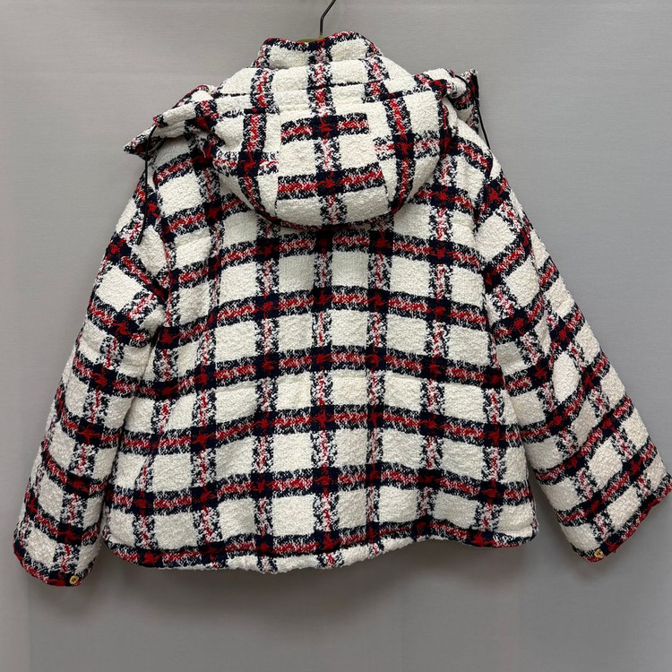 구찌 체크 트위드 패딩 ( 여성 오버핏 ) 이미지