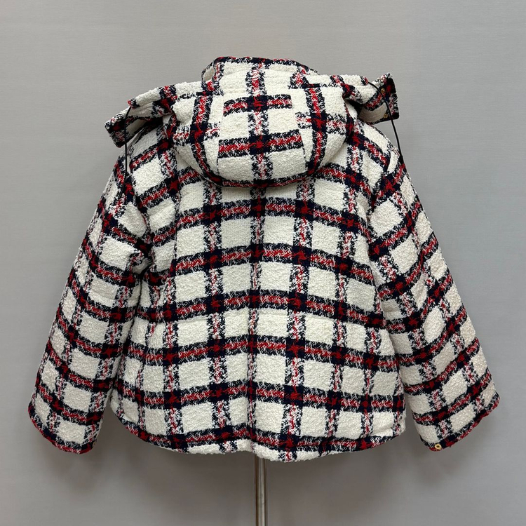 구찌 체크 트위드 패딩 ( 여성 오버핏 ) 이미지