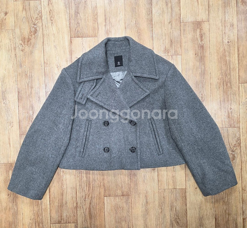 블러썸에이치컴퍼니(BLOSSOM) LU 캐시울 피코트 프리사이즈 새상품--5