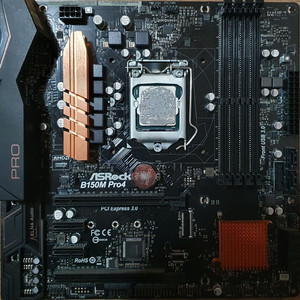 G4560 + B150M PRO4 + 쿨러 + DDR4 램 이미지