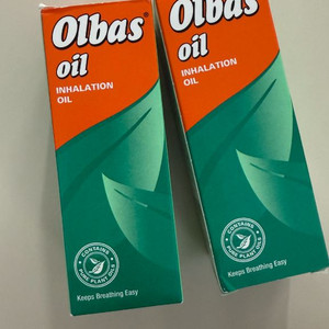 올바스 오일 미개봉 (아기 코막혔을때)