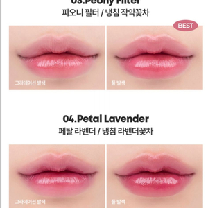 일괄)꽃빵 아이스 드롭 워터 틴트 피오니필터,페탈라벤더+멜팅 아이스밤 멜팅아이스 이미지