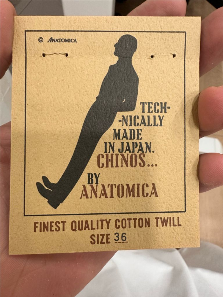 아나토미카 치노2 네이비 36 판매 이미지