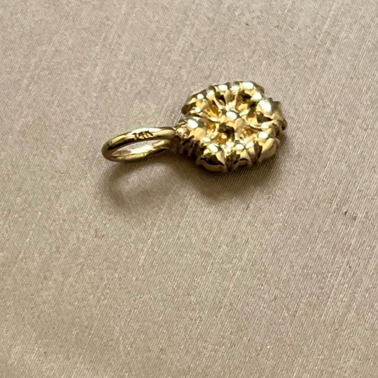 14k 꼬냑다이아 목걸이 펜던트 이미지