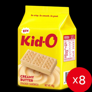 키도 크리미 버터 크래커 샌드위치 8개(세가지 맛)