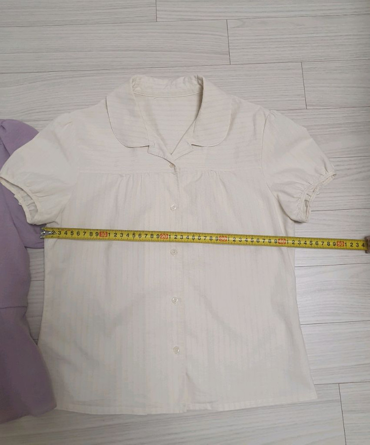 여름 블라우스 2벌 세트 일괄--3