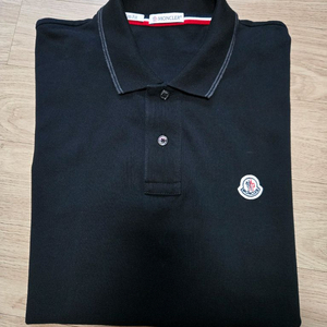 몽클레어 남자 카라티 슬림핏 M 블랙