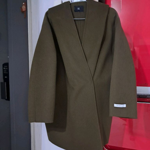 JCL New York 카키색 후드 코트