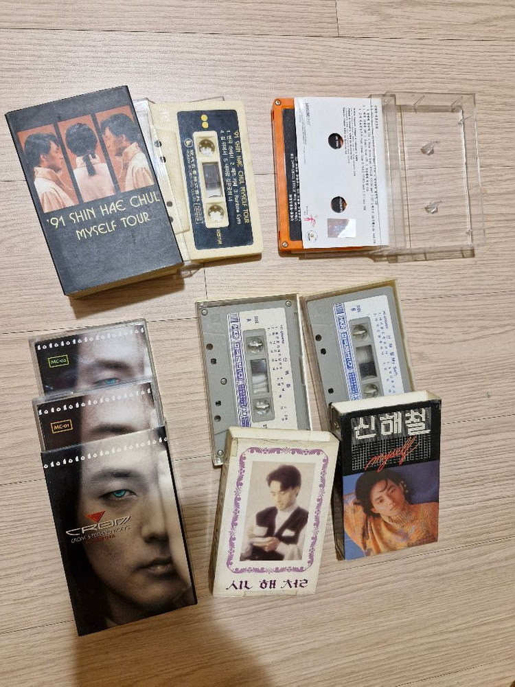 신해철 카세트 테이프 6개입니다- Croms Techno Works 포함 (택배비별도)--2
