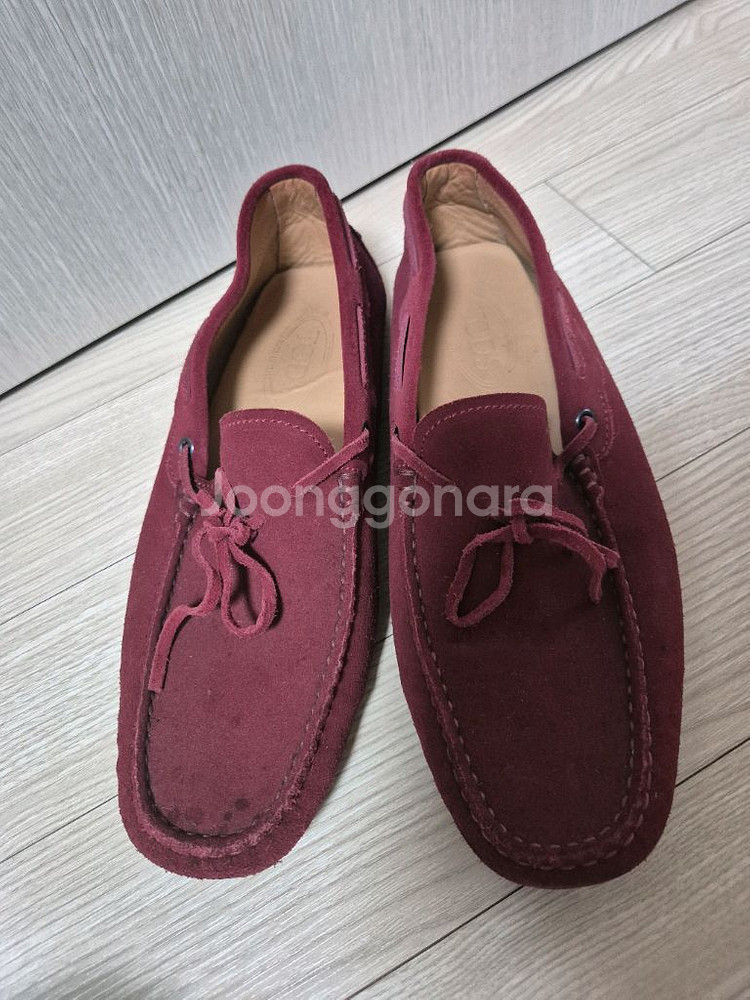 토즈 남자 드라이빙 슈즈 모카신 스웨이드 더비슈즈 8--1