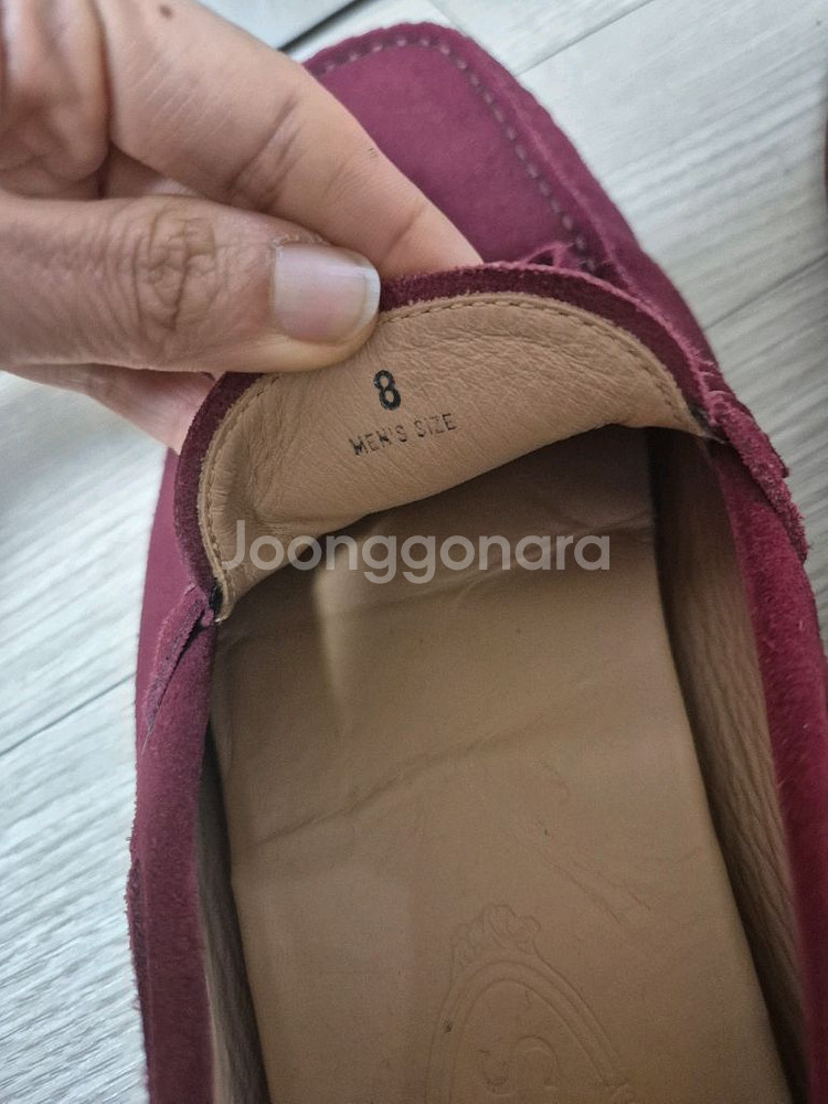 토즈 남자 드라이빙 슈즈 모카신 스웨이드 더비슈즈 8--5