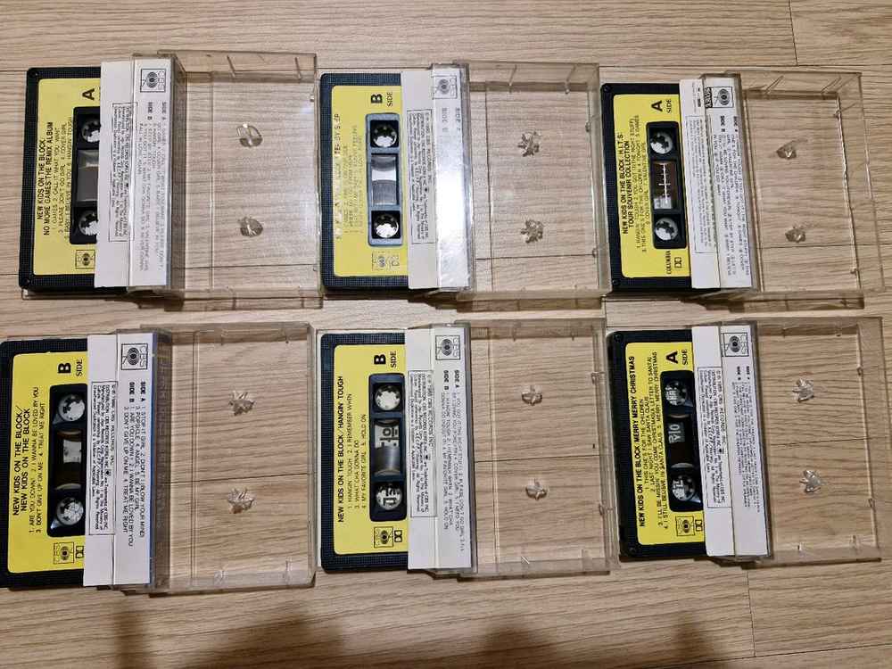 뉴키즈온더블럭 카세트테이프 6장 세트--2