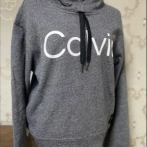 캘빈클라인 기모 네크라인티셔츠 새제품