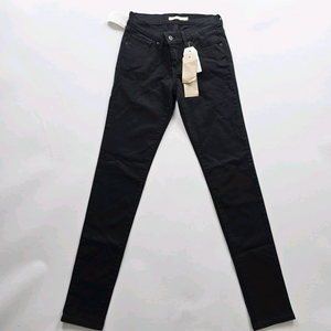 리바이스 청바지 흑청 스판 데님 사이즈25 R3913