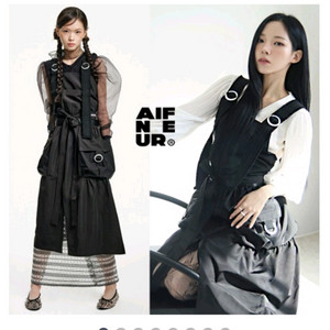 에이프런웨어 루나하네스 미용 앞치마 S