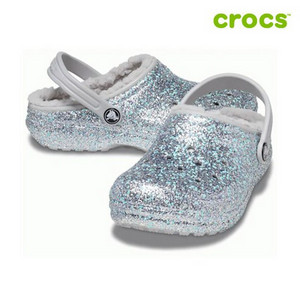 겨울 털 크록스 키즈 글리터 C9 새상품 정픔