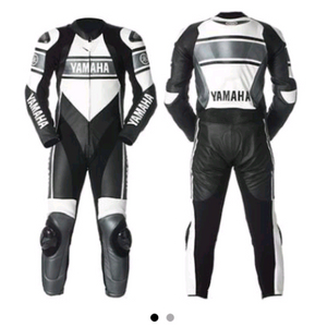 야마하 투피스 블랙,화이트 54사이즈 라이더자켓,바지