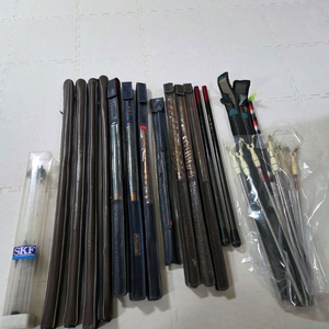 민물낚시대 사진일괄 낚시대13대 기타등등