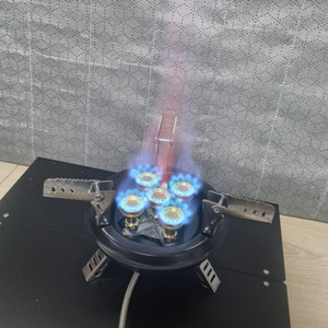 새상품 캠핑 낚시 그리들용 5구 강염버너 어뎁터포함