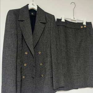 KL 셋업 투피스 55 은은한 트위드 모조에스핀