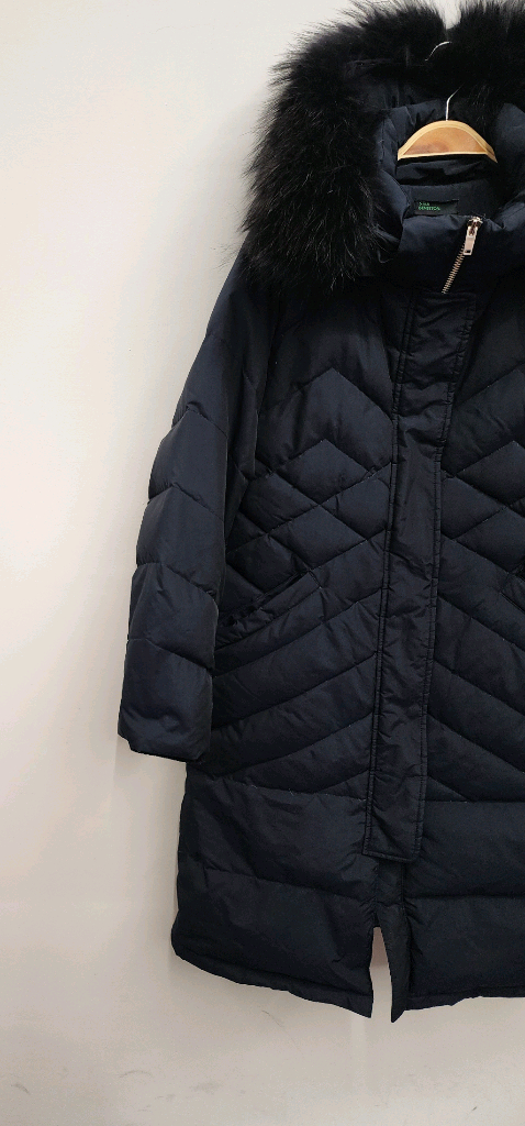 베네통 여성 구스 롱패딩 (90사이즈) 이미지