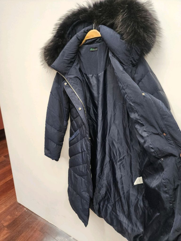 베네통 여성 구스 롱패딩 (90사이즈) 이미지