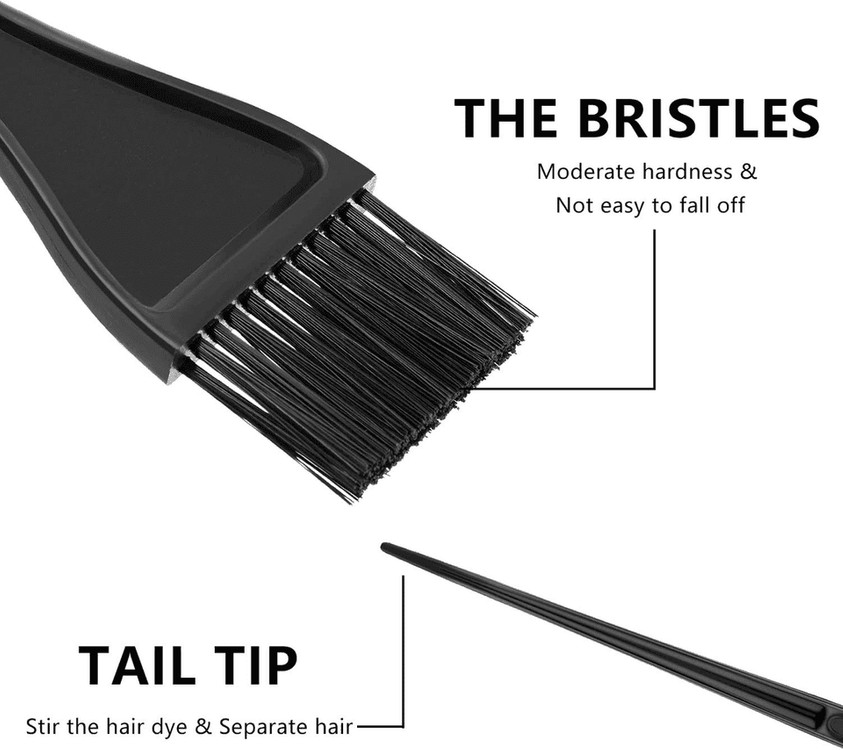 새 6개 미용 염색용 헤어 브러시 붓브러쉬 셀프염색 도포솔 염색빗 도구 미용실 뷰티 전문도구 헤어디자이너 실습용품 이미지