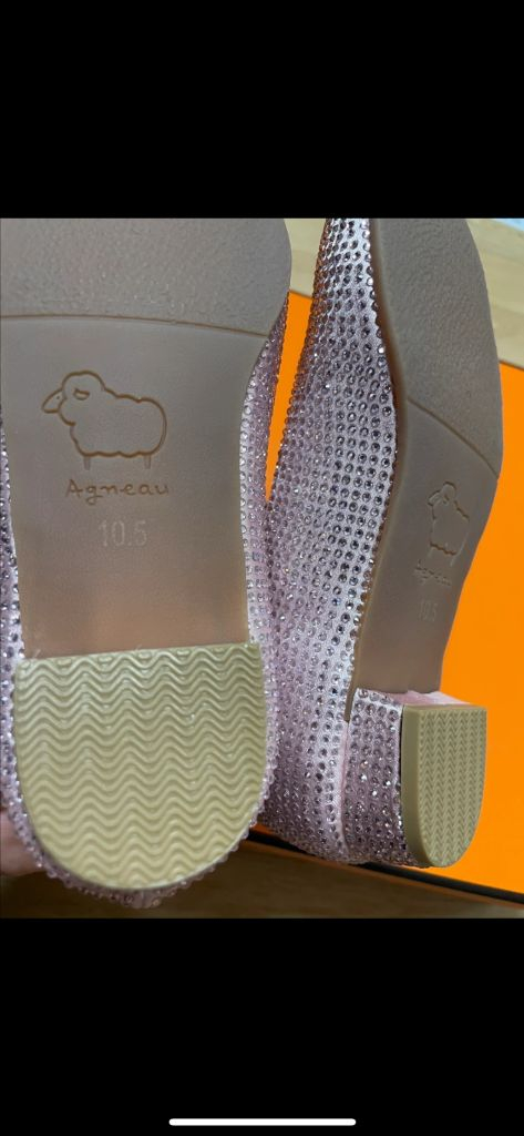 앙뉴 에스터 핑크 플랫슈즈 이미지